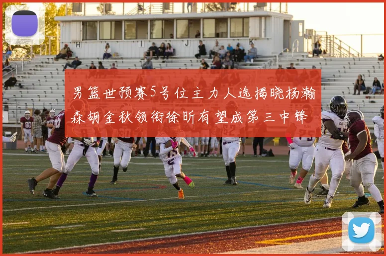 男篮世预赛5号位主力人选揭晓杨瀚森胡金秋领衔徐昕有望成第三中锋